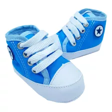 Sapatinho Bebê Tênis Allstarzinho Bebê Menino Azul Claro