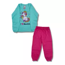 Conjunto Moletom Infantil Menina E Menino 1 Ao 8 Flanelado