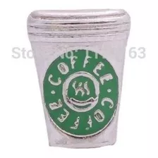 Charm Para Medallon Floating Charms Vasito Tipo Starbucks