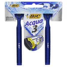 Barbeador Bic Acqua 3 Descartável 2 Un