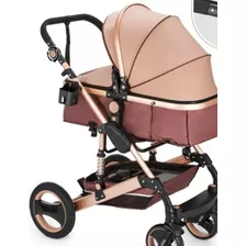 Coche Moises Para Bebe Marca -snooze Baby,color Fucsia,kaky