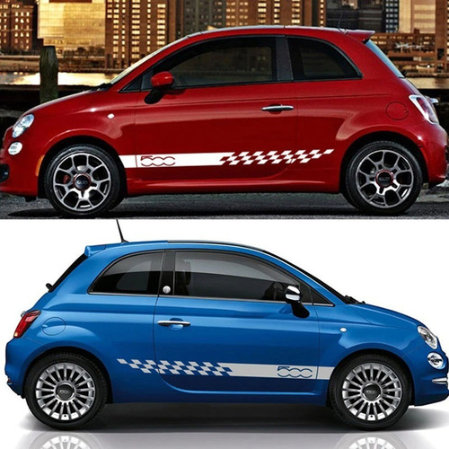 Kit Stickers Fiat 500 Cap, Cofre, Laterales Foto 3