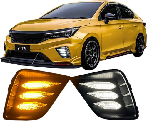 Biseles Drl Led Para Honda City 2021 2022 2023 Foto 7