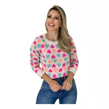 Tricô Tricot Feminino Pied Poule Lançamento Moda Inverno 21