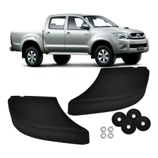 Par Ponteira Parachoque Traseiro Pisante Hilux 2005 2015 2pç