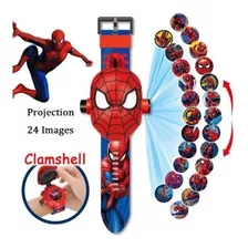 Reloj Proyector De Luz Spiderman Divertido