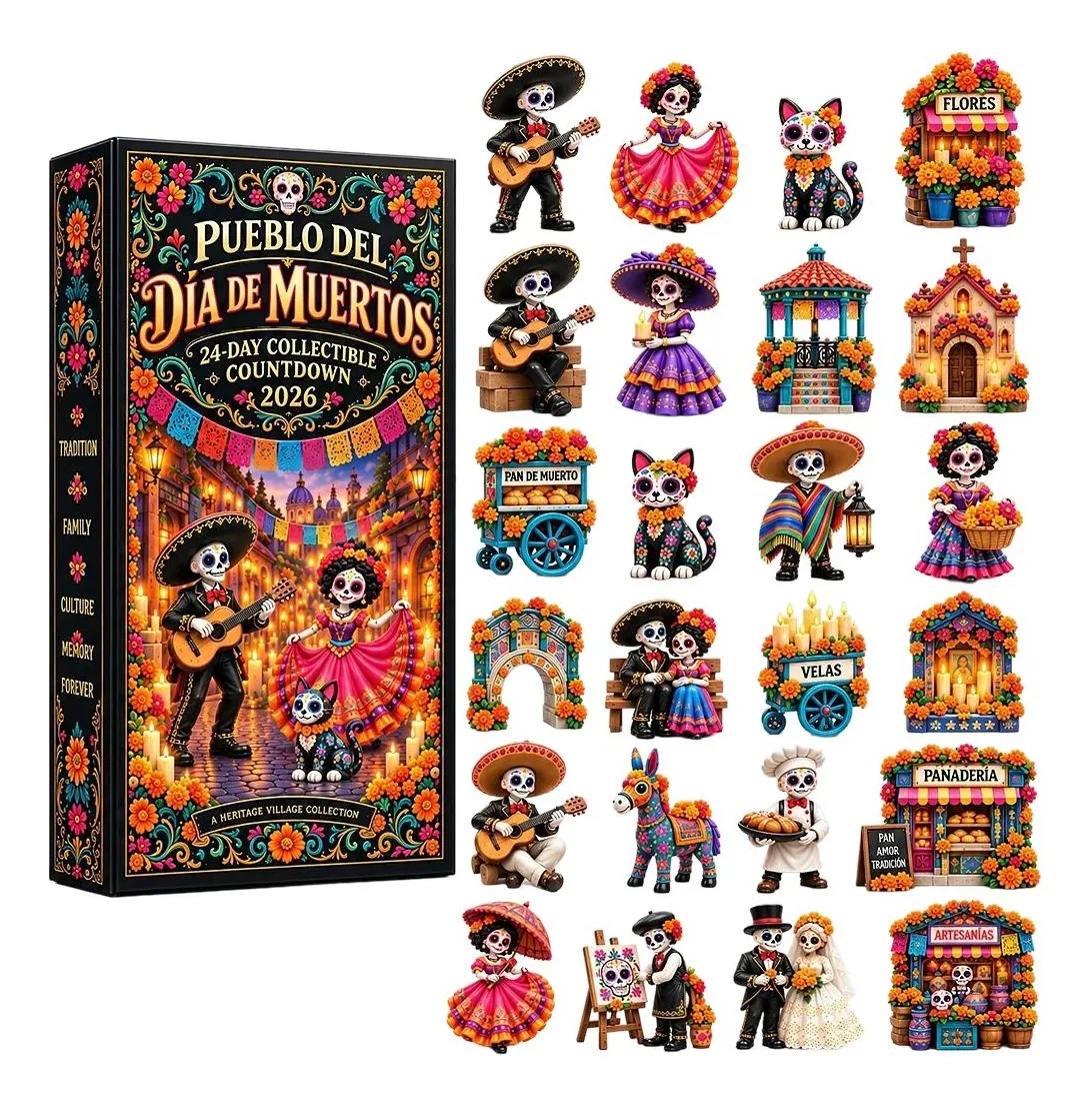 Pueblo Del Día De Muertos 2026, 2d Dia De Muertos Advent .
