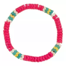 Pulseira Liza Resina Pink Piuka Comprimento 7 Diâmetro 7 Cm