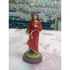 Imagem Santa Filomena Escultura De Resina 12cm. Fe Devoção 