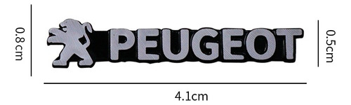 Emblema Adhesivo Peugeot Para Parlante X 4 Piezas  Foto 4