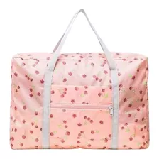 Bolso De Viaje Plegable Todobags Cerezas Rosado