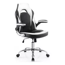 Smug Racing Style Bonded Leather Gamer Chair, Ergonómico Off