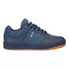 Tenis Urbano Casual Urban Shoes Az41 Marino Para Hombre