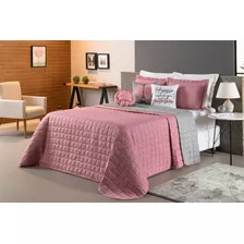 Roupa De Cama Super King Size Colcha Cobre Leito 8 Peças