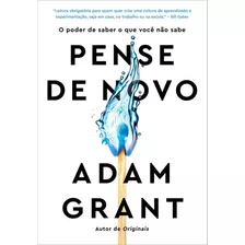 Livro Pense De Novo Adam Grant