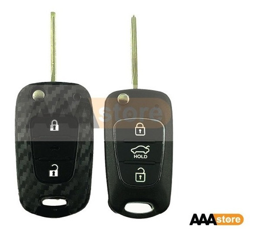 Funda Silicon Protector Llave Hyundai Accent Elantra Solaris Foto 2