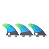 Aleta Cola Tabla Surf Fibra De Vidrio Fcs G5 Elegante Azul V