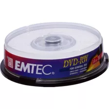 100 Mini Dvd-rw Regravável Emtec Filmadora 1.4gb