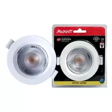 Kit 5 Spot Led Emb Redondo 5w 3000k 4000k 65000k Avant Cor Da Luz Branco Neutro