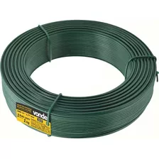 Arame P Tela Revestido Pvc 1kg Verde Bwg12 - 2,77mm Vonder 