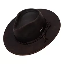 Sombrero Lagomarsino Australiano Cuero Engrasado
