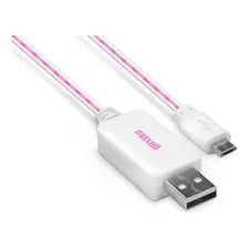 Cables Iluminados 90cm Microusb Colores - Maxell