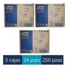 Servilleta Interdoblada Tork 3 Cajas C/24 Paq 250 Pzas C/u