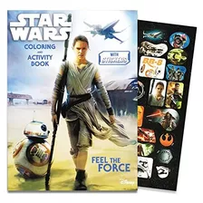 Libro Para Colorear Gigante De Star Wars Con Pegatinas (144 