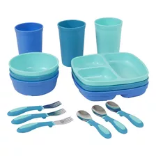 Ecr4kids My First Meal Pal - Juego Combinado De Vajilla Y Ut