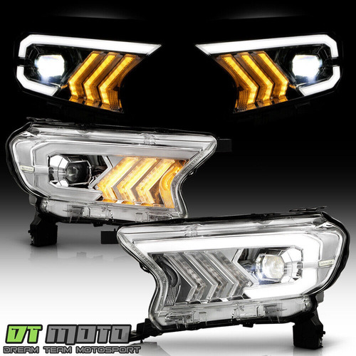 Par Faros Led Ford Ranger Xlt 2022 2.3l Foto 2