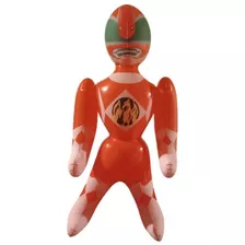 Muñeco Power Rangers Rojo Inflable - Pileta Playa Bañadera 