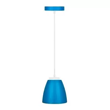 Luminaria Pendente Led Azul 9w 6.500k Kian