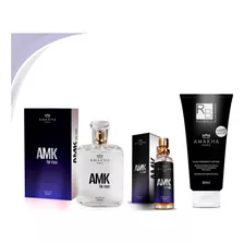 Kit Rb Romântico Perfumes 100ml E 15ml + Hidratante Promoção