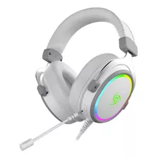 Audifonos Vsg Gamer Singularity Alambricos Blanco Para Pc 