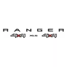 Adesivo Faixas Para Ranger Xls + 4x4 2013 A 2019