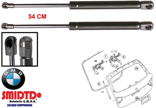 2 Amortiguadores De Cofre Bmw M3 Base Convertible 10-12 Foto 4