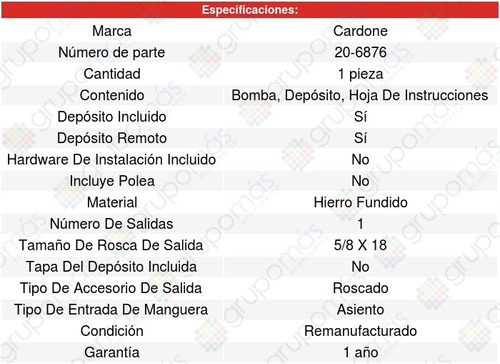 Bomba Direccion Hidraulica Gmc Caballero V6 3.8l 78-79 Foto 5