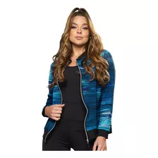 Casaco Jaqueta Bomber Suplex Estampada Feminino Inverno