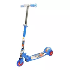 Patinete Dm Toys Radical Top 3 Rodas Corrida Divertida Azul Para Crianças