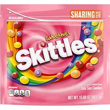 Skittles Smoothies Chewy Candy Bulk Pack, Tamaño Compartido