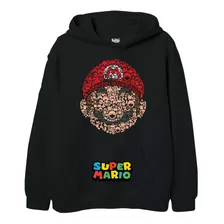 Super Mario Bros Sudadera Nintendo Mosaico Gamer Tk