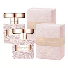 Paquete Bella Rosa Oscar De La Renta 100ml Dama 2 Pzas