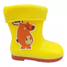 Botas De Lluvia Impermeables Para Niños Y Niñas Forradas