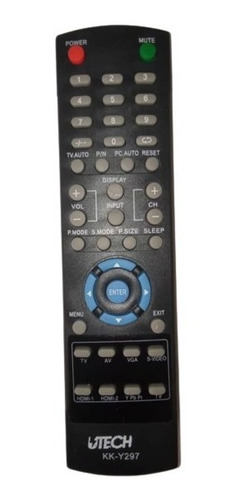Control Remoto Tv Utech Lcd U2209hd U2609hd U3209hd U4209hd.