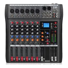 Mezcladora Mixer De 6 Canales 16 Efectos Ct60x Usb Xtuga