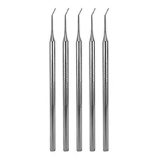 Kit 5 Cutelaria Desencravador De Unha Inox Manicure Cutícula