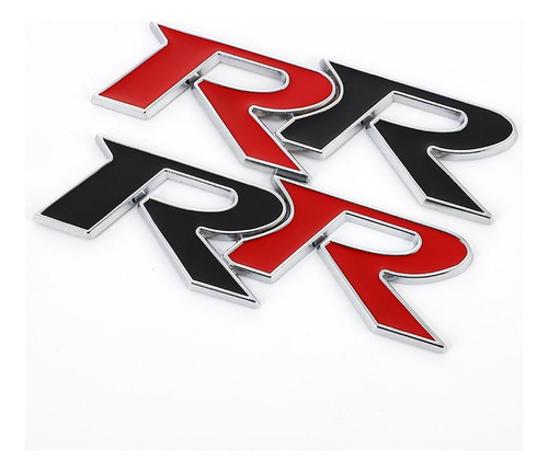 3d Metal Rr Logo Emblema Trunk Badge Para Honda Civic Accord Foto 3