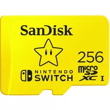 Memoria Micro Sd Sandisk Nintendo Switch 256 Gb