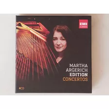Box 4 Cds Martha Argerich Edition Concertos Imp. U.e. Usado