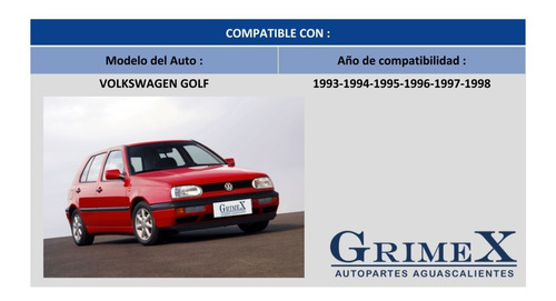 Faro Volkswagen Golf 1993-1994-1995-1996-1997-1998 Tyc Ore Foto 4